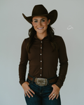 *PREORDER* Cowgirl BodySuit - Chocolate Brw